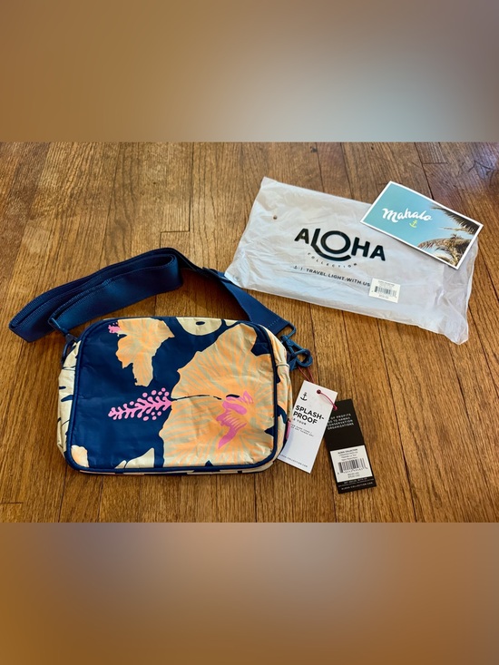 ALOHA Collection Handbags - ALOHA Collection Navy Crossbody LeTour Bag Pape’ete by Samudra